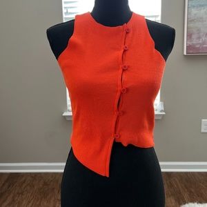 ORANGE CROP TOP
